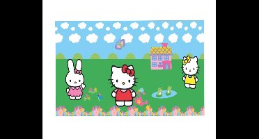 "Set Hello Kitty™ muurdecoraties - Feestdecoratievoorwerp - One size"