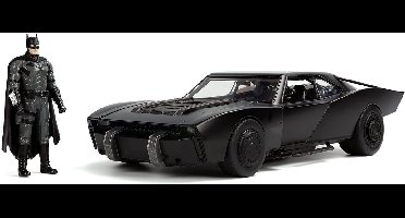 Jada Toys Batman 2022 1/18 Hollywood Rides Batmobil - Collectable - Met Batman Figuur