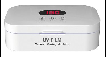 Avizar Lijm- en desinfectiemachine UV-technologie voor smartphones, Wit