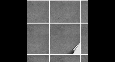 ApexArte® Plaktegels - Tegelsticker Keuken - Wandpanelen Zelfklevend -grijs