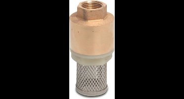 Profec Voetklep veerbelast messing 1 1/2" binnendraad 8 bar