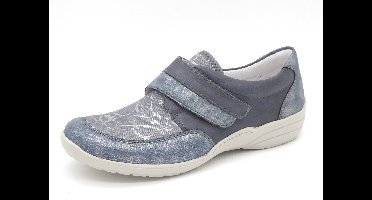 Remonte Dames Klittenbandschoen - R7600-14 Jeansblauw - Wijdte H - Maat 42