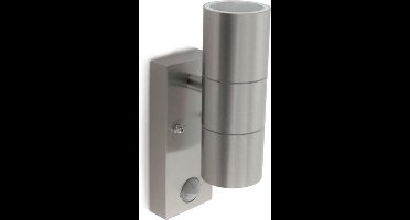 V-TAC VT-7622PIR Wandlampen IP44 Roestvrij staal VT-7622PIR