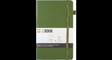 Sakura gelijnd harde kaft notitieboek groot Dennennaald