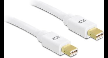 Mini DisplayPort kabel - versie 1.2 (4K 60 Hz) / wit - 0,50 meter