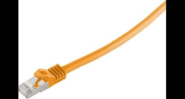 S-Impuls S/FTP CAT7 10 Gigabit netwerkkabel / oranje - LSZH - 0,25 meter