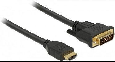 S-Impuls Premium DVI-D Dual Link - HDMI kabel / zwart - 3 meter