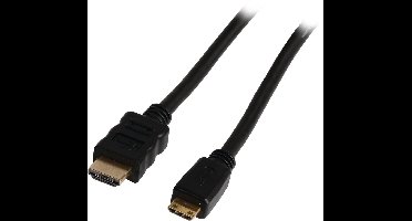 S-Impuls Mini HDMI - HDMI kabel - versie 1.4 (4K 30Hz) / zwart - 3 meter