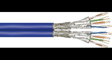 Goobay CAT7a+ S/FTP Duplex installatiekabel - 100 meter