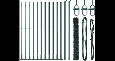 vidaXL - Hekpaal. - Groen