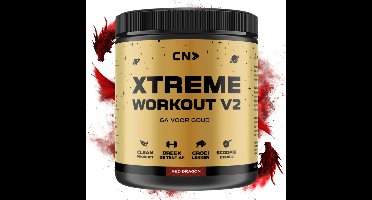 CN Supplements Xtreme Workout V2 - Red Dragon - Pre Workout - Met Cafeïne - 300 gram - 38 doseringen