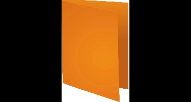 Exacompta 5x SUPER 60 - Pak van 250 inlegmappen - 22x31cm voor A4 - Oranje - 850007E