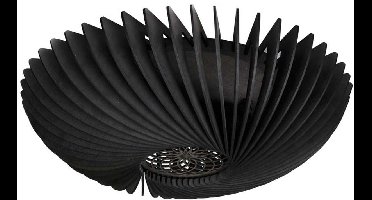 Plafondlamp Orb Zwart Ø 48cm 2 x E27 Fitting