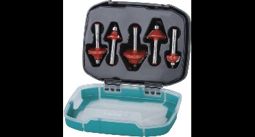 wolfcraft - Profielfrees set HM - Profiel Frees Set 5 delig - 8754000