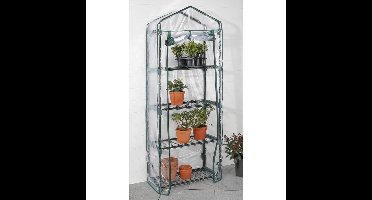 Haushalt Kweekkast 4 Verdiepingen - Broeikas - 31 x 59 x 160 Cm - Doorzichtig