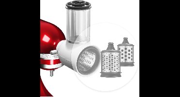 KitchenAid 5KSMEMVSC - Trommelraspset - Groente Snijder en Rasp