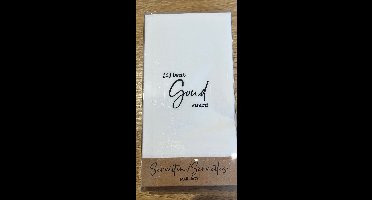 Servetten Jij bent goud waard. 2 pakjes van 15 stuks