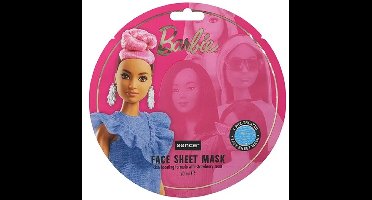 Sence face sheet mask Barbie - aardbei roze girls facemask - 20ml - gezichtsmasker tissue masker met print