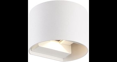 LED Buiten Wandlamp | Rond | Wit | 6 Watt | 3000K (Warm wit)