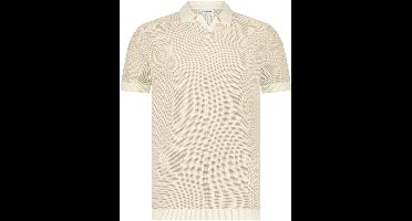 Blue Industry poloshirt korte mouw beige