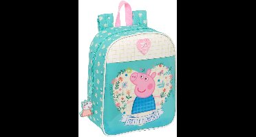 Kinderrugzak Peppa Pig Pretty flowers Geel Munt 22 x 27 x 10 cm