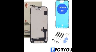 Geschikt voor iPhone 15 scherm LCD & Touchscreen A+ kwaliteit - zwart