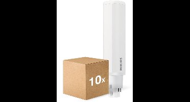 Voordeelpak 10x Philips CorePro PL-C LED 9.5W 1100lm - 840 Koel Wit | 4-Pin - Vervangt 26W