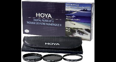 Hoya Digital Filter Kit II 58mm - UV, Polarisatie en NDX8 filter
