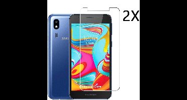 Ntech 2 Stuks Screenprotector Tempered Glass Glazen - Screenprotector Geschikt voor Samsung Galaxy A2 Core