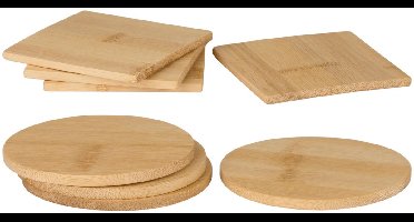 alpina Bamboe Onderzetters 4-Delig