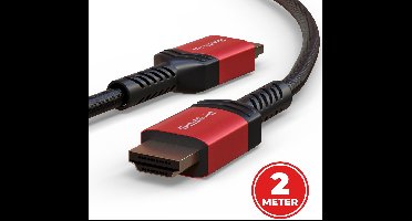 ProFPS HDMI Kabel 2M – HDMI 2.1 – 8K@60Hz – 48Gbps – eARC & VRR – Nylon