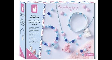 Janod - Les Ateliers Bijoux - Knutselset voor 3 dierensieraden