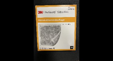 actisorb zilvervrije wondverband met actieve kool