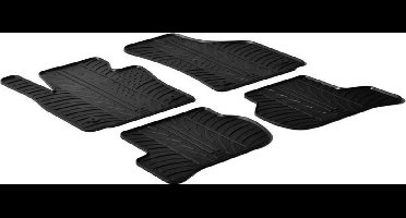 Gledring Rubbermatten passend voor Seat Leon + cupra 1P 2005-2013 (T profiel 4-delig + montageclips)