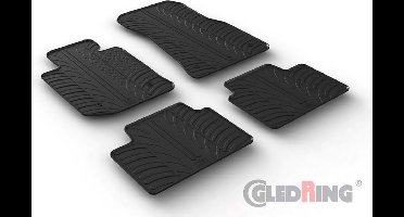Gledring Rubbermatten passend voor BMW 3-Serie G20/G21 Sedan/Touring 3/2019- (T profiel 4-delig + montageclips)