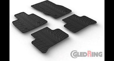 Gledring Rubbermatten passend voor Alfa Romeo Stelvio 3/2017- (T profiel 4-delig + montageclips)