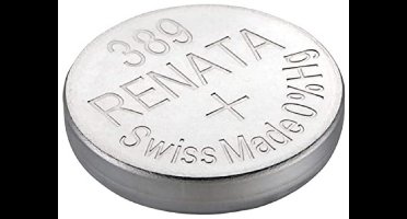 Renata 389 SR1130W zilveroxide knoopcel horlogebatterij 2 (twee) stuks