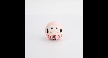 Tokyo Design Studio - Roze Daruma - Gelukspoppetjes – Geluksbrenger - 6 x 6 x 6cm