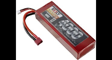 Reely LiPo accupack 7.4 V 4000 mAh Aantal cellen: 2 50 C Hardcase T-stekkersysteem