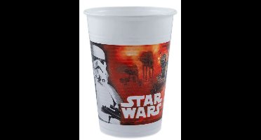 STAR WARS DARK SIDE - Plastic Cups 200ml
