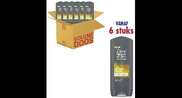 Dove Men +Care Acive Fresh Body, Face & Hair (6 x 400ml)