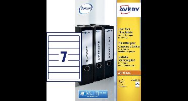 Laseretiket L7702-25 192x39mm 7/vel 25vel wit