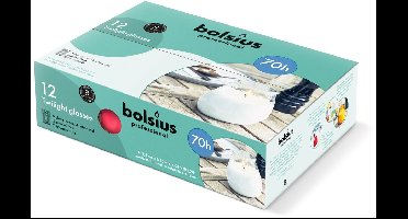 Bolsius twilight fuchsia 70 uur 12 stuks