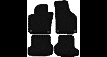 BASIC zwarte veloursmatten voor: Volkswagen Golf VI cabrio (2011-2016)