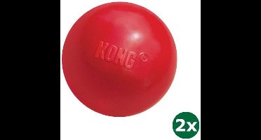 Kong bal met gat rubber 2x 7,5x7,5x7,5 cm