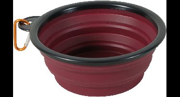 ZOLUX BVK VOERBAK OPVOUWBAAR SILICONEN ROOD 17 CM 1 LTR