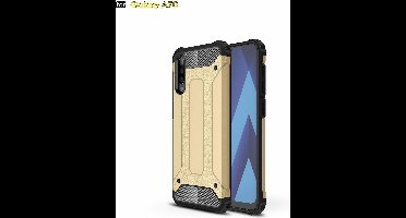 Ntech - Hoesje Geschikt Voor Samsung Galaxy A70/A70s Armor Hoesje - Goud