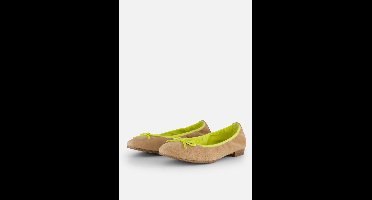 Tamaris Ballerina's beige Leer - Dames - Maat 39