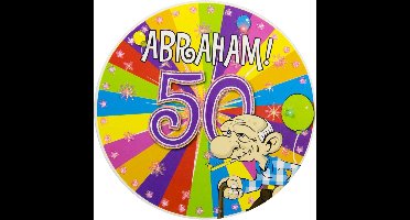50 Jaar Abraham Knalfeest LED Party Button