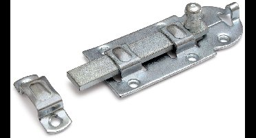 Rolschuif verzinkt 140 mm - gegalvaniseerd - deurvergrendeling